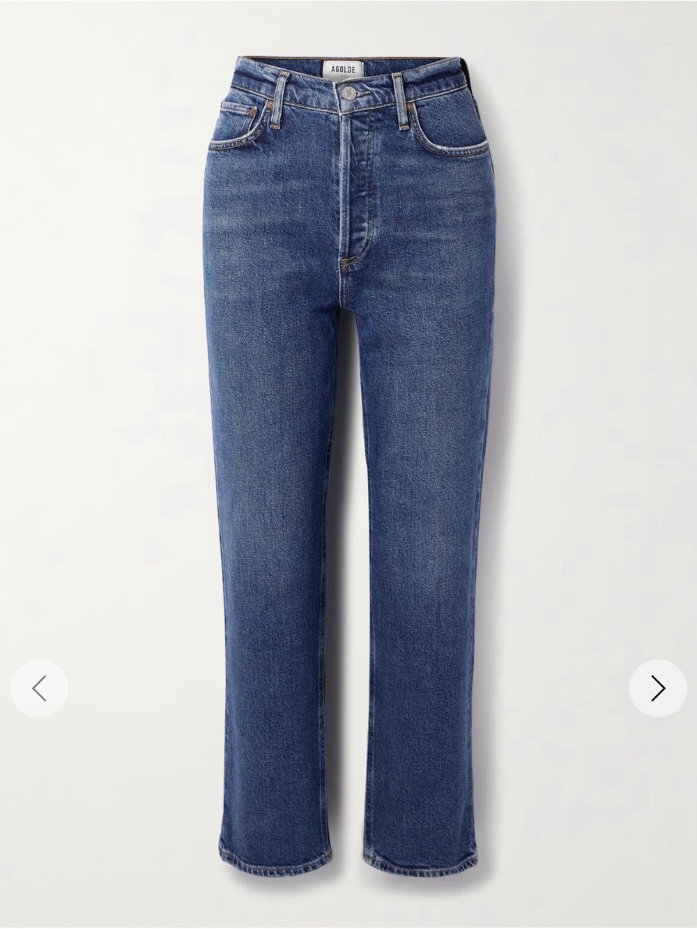 Agolde 90’s Pinch Waist Crop - Solace